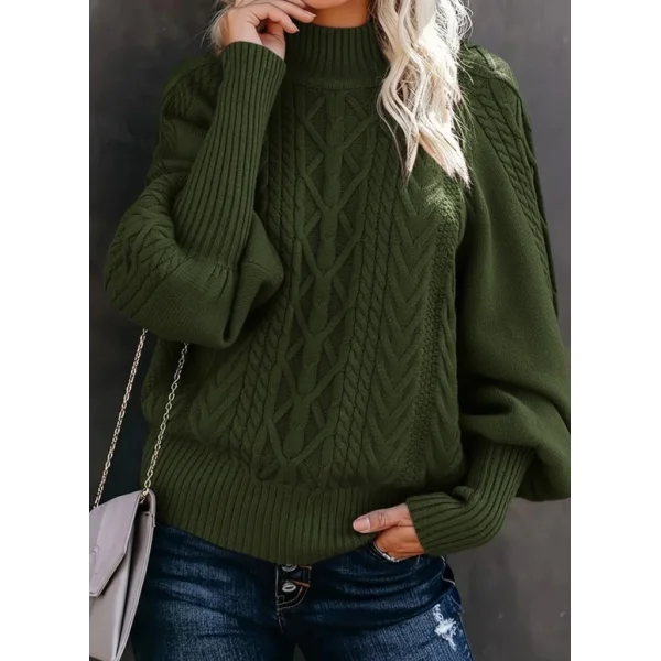 Kadın Uzun Kollu Balıkçı Yaka Triko Kazak