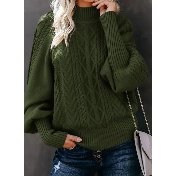 Kadın Uzun Kollu Balıkçı Yaka Triko Kazak