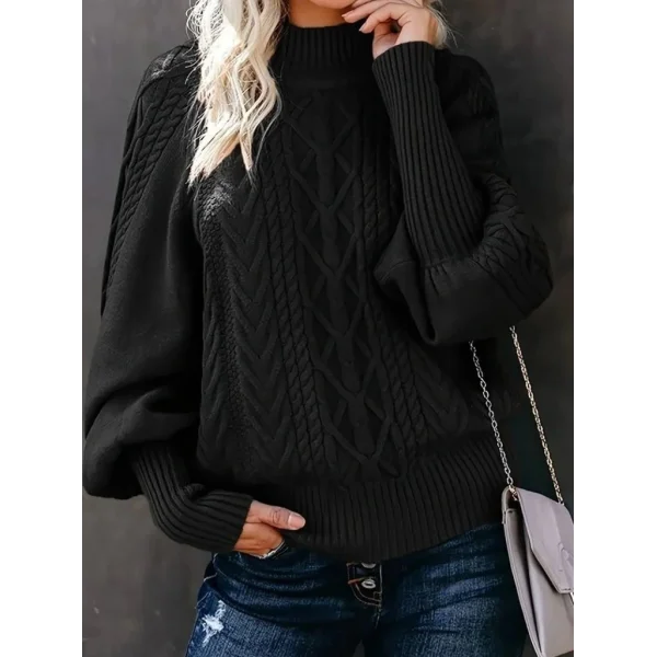 Kadın Uzun Kollu Balıkçı Yaka Triko Kazak