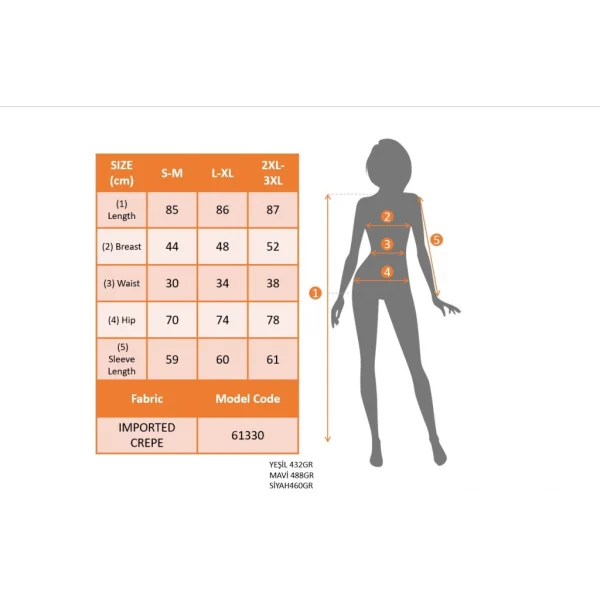 Kadın Uzun Kollu Bisiklet Yaka Beli Lastikli Fırfırlı Ithal Krep Elbise