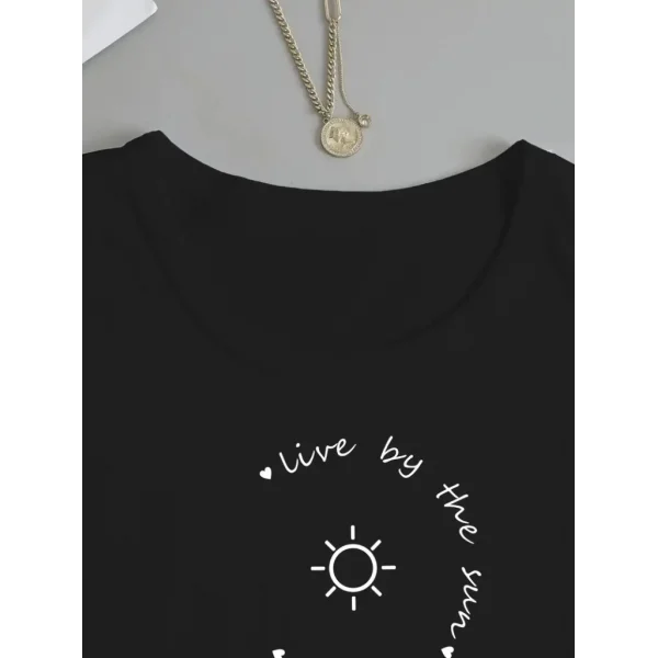 Kadın Uzun Kollu Bisiklet Yaka Desenli Viskon Bluz