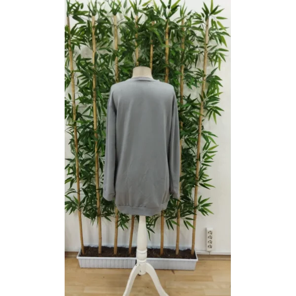 Kadın Uzun Kollu Bisiklet Yaka Desenli Viskon Iki Iplik Bluz