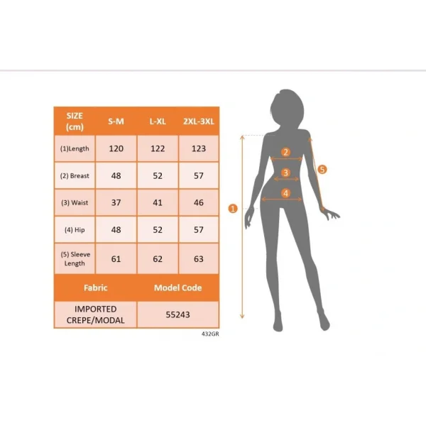 Kadın Uzun Kollu Bisiklet Yaka Ithal Krep Bluz Alt Desenli Modal Midi Elbise