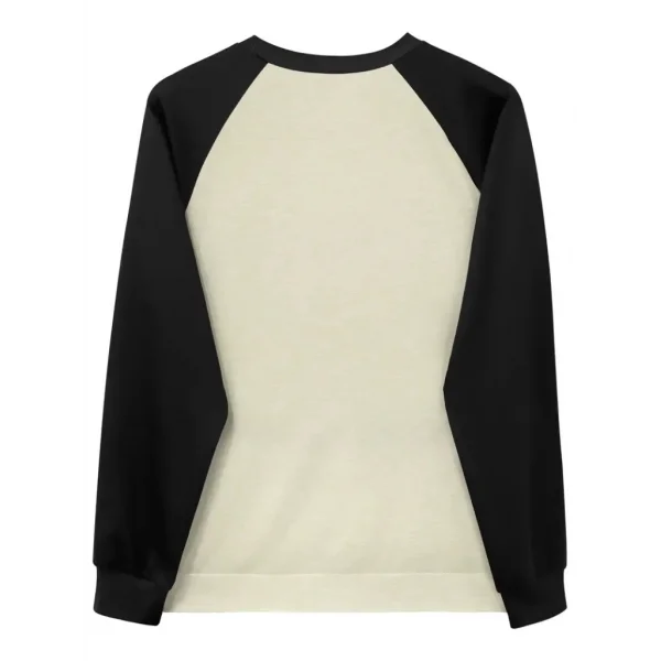 Kadın Uzun Kollu Bisiklet Yaka Kedi Baskılı şardonlu Dalgıç Bluz