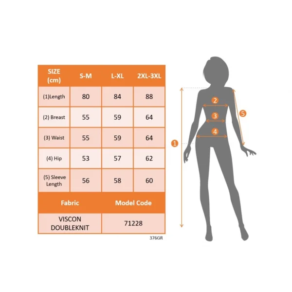 Kadın Uzun Kollu Bisiklet Yaka Kısa Viskon Iki Iplik Elbise