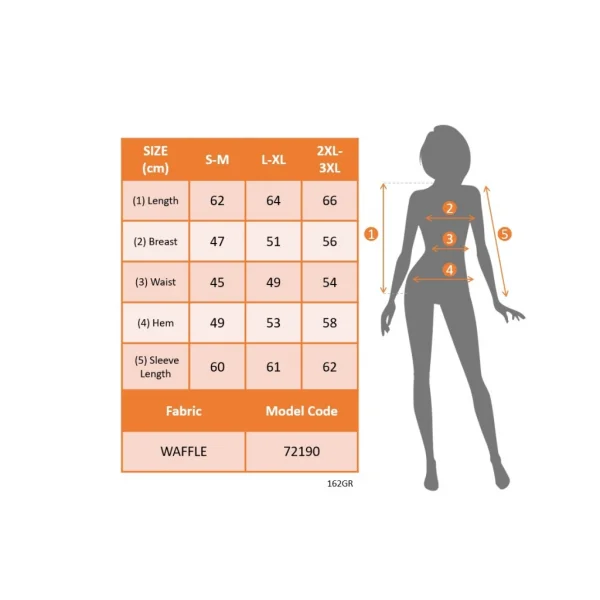 Kadın Uzun Kollu Bisiklet Yaka Kolları çiçekli Waffle Bluz