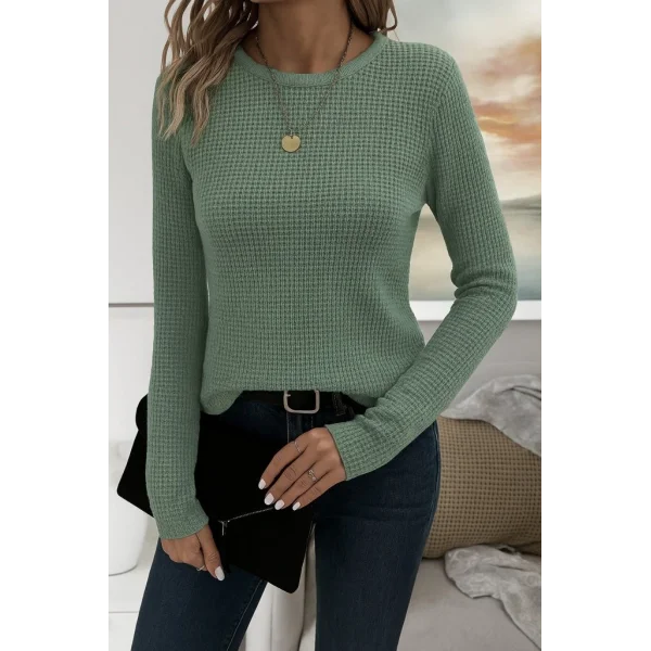 Kadın Uzun Kollu Bisiklet Yaka Triko Kazak