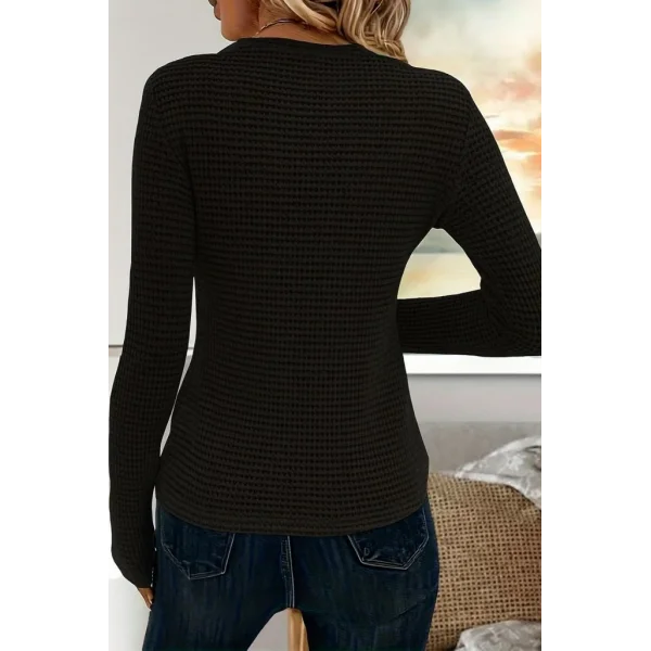 Kadın Uzun Kollu Bisiklet Yaka Triko Kazak