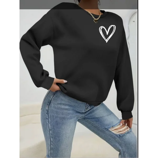 Kadın Uzun Kollu Bisiklet Yaka Viskon Iki Iplik Bluz