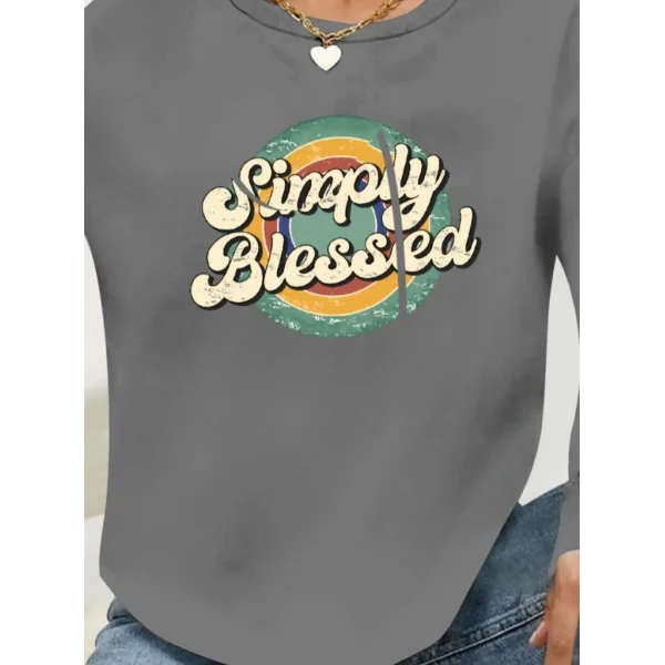 Kadın Uzun Kollu Bisiklet Yaka Viskon Iki Iplik Bluz