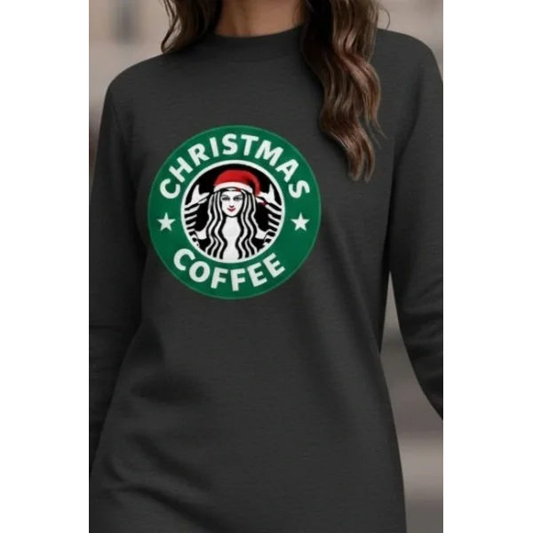 Kadın Uzun Kollu Bisiklet Yaka Viskon Iki Iplik Bluz