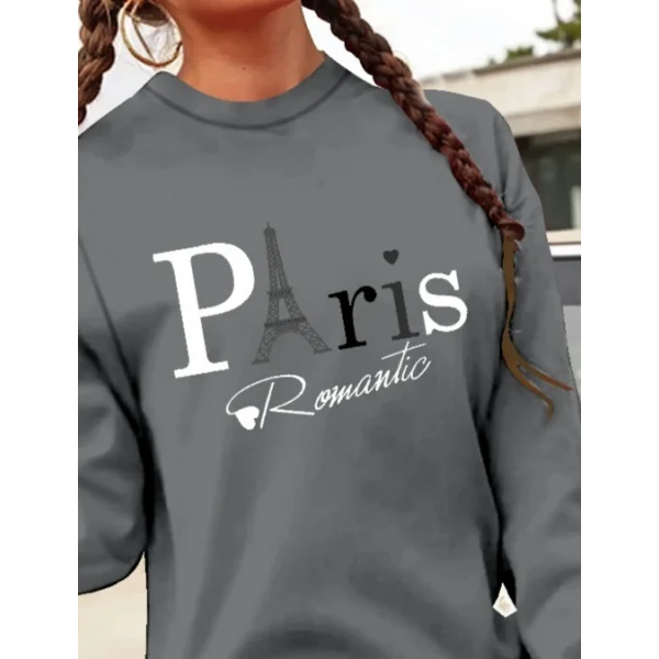 Kadın Uzun Kollu Bisiklet Yaka Yazılı Kısa Viskon Iki Iplik Elbise