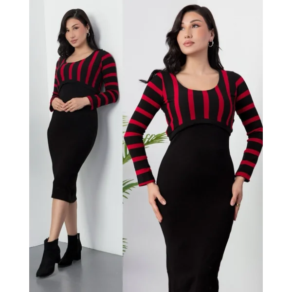 Kadın Uzun Kollu Büstiyer Ve Askılı ini Elbise Fırsat ürün Ikili Takım