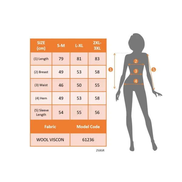Kadın Uzun Kollu Derin V Yakalı Asimetrik Kesim Cepli Detay Yün Viskon Iki Iplik Bluz