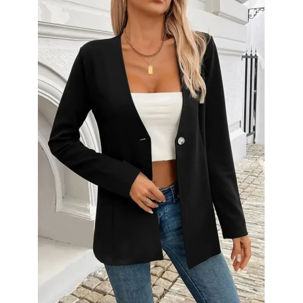 Kadın Uzun Kollu Düğmeli Uzun Atlas Ceket