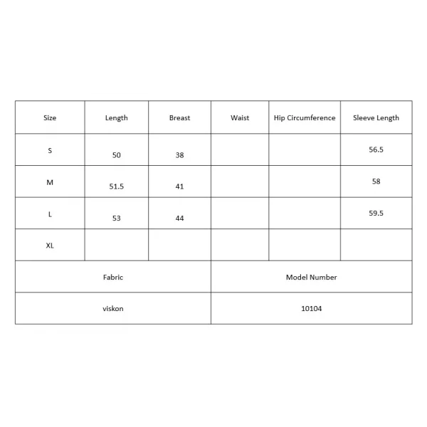 Kadın Uzun Kollu eopar şeritli Viskon Bluz