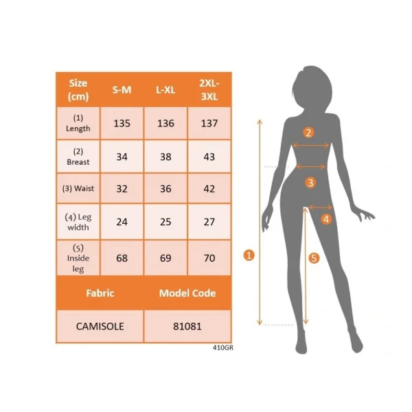 Kadın Uzun Kollu Fermuarlı Kaşkorse Tulum