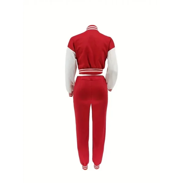 Kadın Uzun Kollu Hakim Yaka önden Düğmeli Ceket Pantolon şardonlu Iki Iplik Ikili Takım