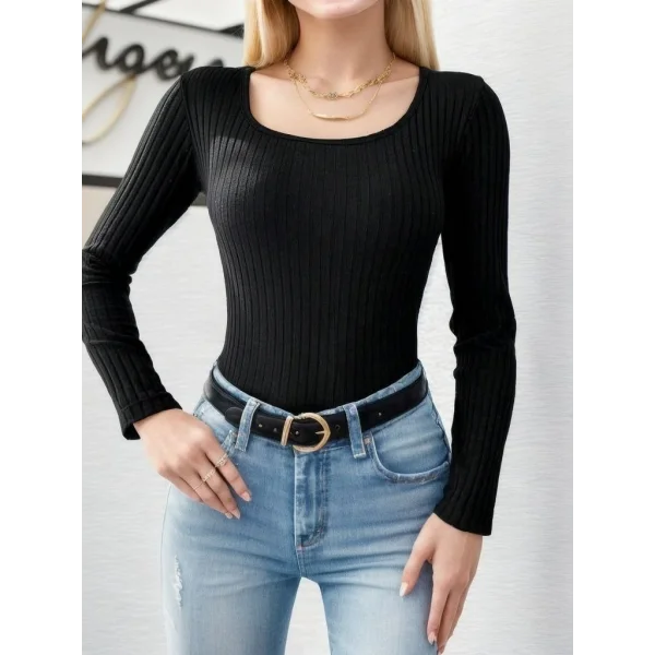 Kadın Uzun Kollu Kaşkorse Bluz