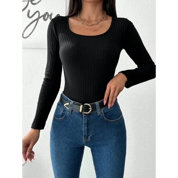 Kadın Uzun Kollu Kaşkorse Bluz