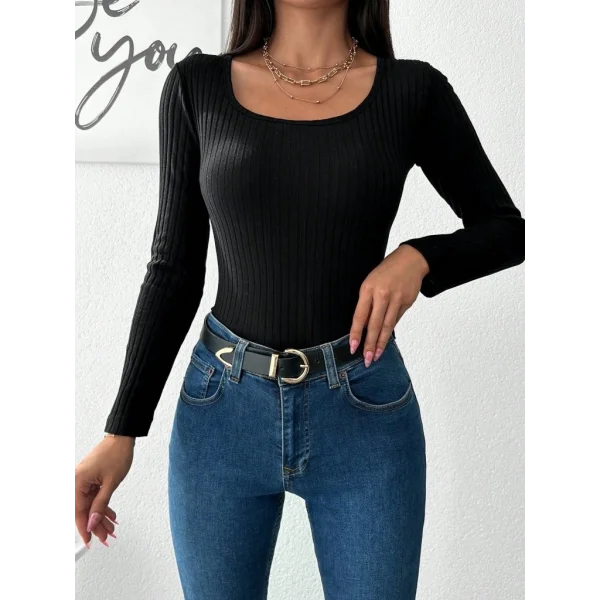 Kadın Uzun Kollu Kaşkorse Bluz