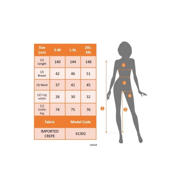 Kadın Uzun Kollu Kruvaze Yaka Belden Kuşaklı Ithal Krep Tulum