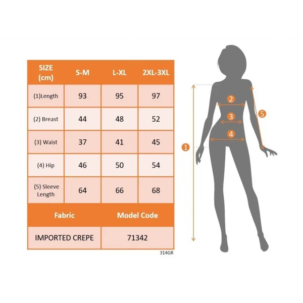 Kadın Uzun Kollu Kruvaze Yaka Beli Düğme Detay Krep Elbise