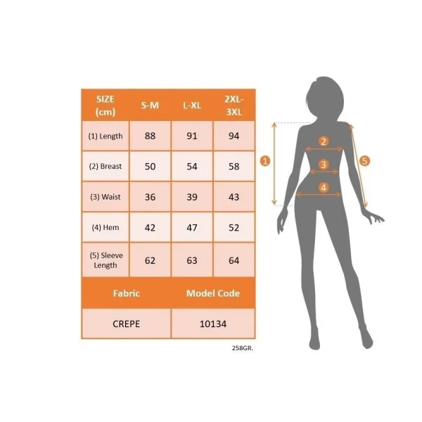 Kadın Uzun Kollu Kruvaze Yaka Krep Mini Boy Elbise