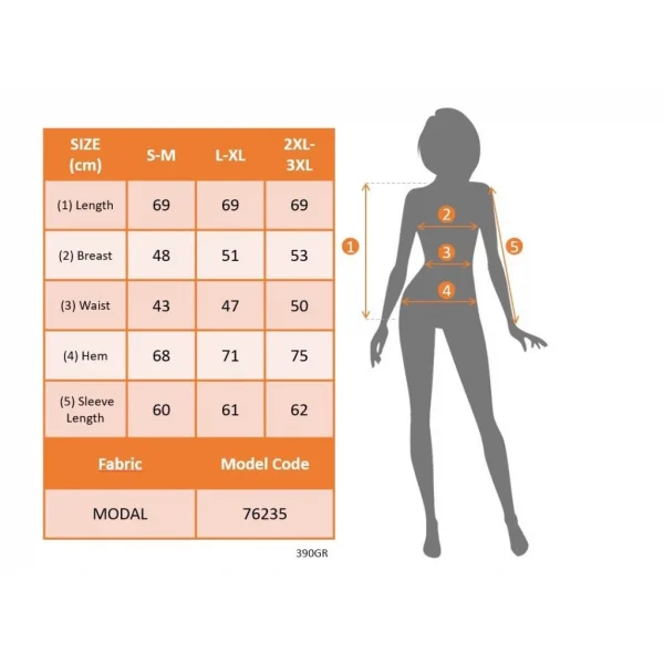 Kadın Uzun Kollu Kruvaze Yakalı Yandan Bağlamalı Kısa Beli Kuşaklı Modal Bluz