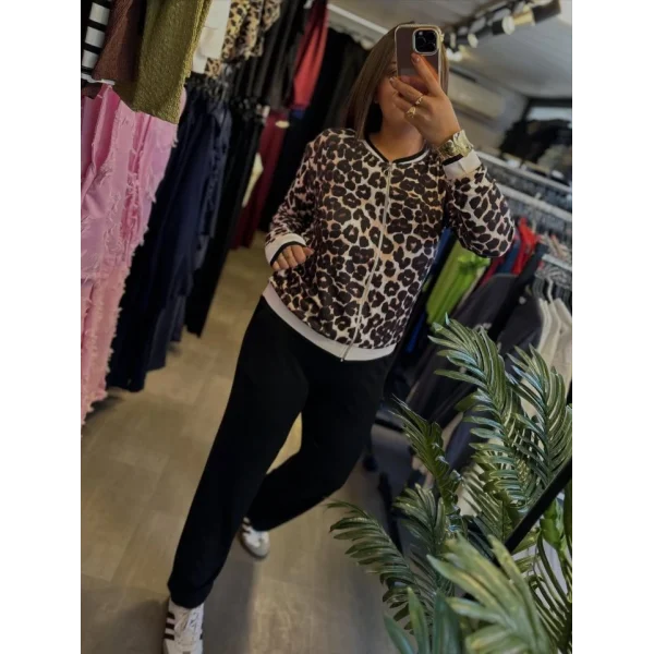 Kadın Uzun Kollu Lepoar Detay Modal Kumaş Ikili Takım