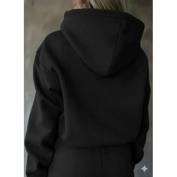 Kadın Uzun Kollu Nope Baskılı Beli Ribanalı Ikili Takım