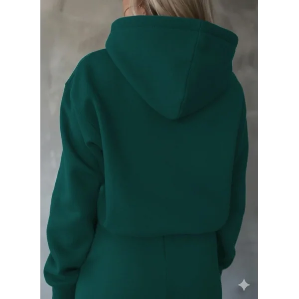 Kadın Uzun Kollu Nope Baskılı Beli Ribanalı Ikili Takım