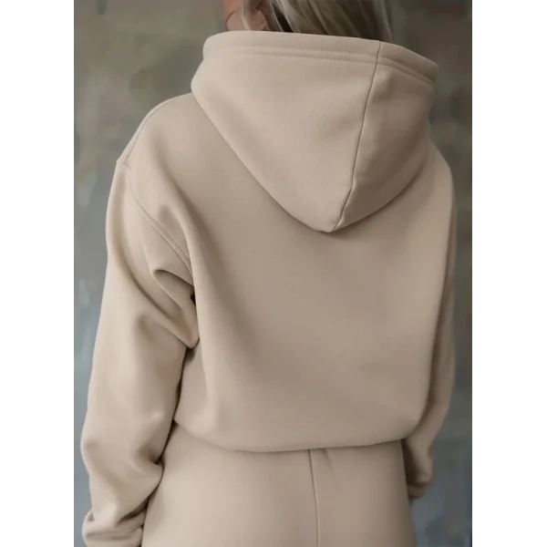 Kadın Uzun Kollu Nope Baskılı Beli Ribanalı Ikili Takım