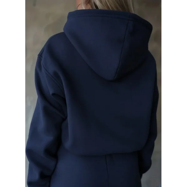 Kadın Uzun Kollu Nope Baskılı Beli Ribanalı Ikili Takım