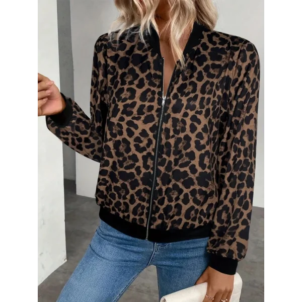 Kadın Uzun Kollu önden Fermuarlı Modal Ceket