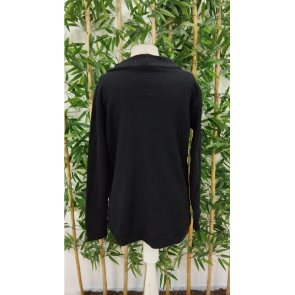 Kadın Uzun Kollu önü Açık Cepli şardonlu Kaşkorse Hırka