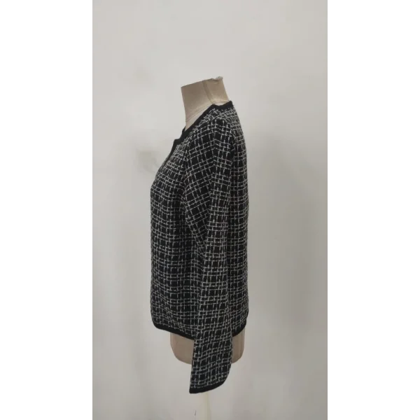 Kadın Uzun Kollu önü Açık şanel Kısa Ceket