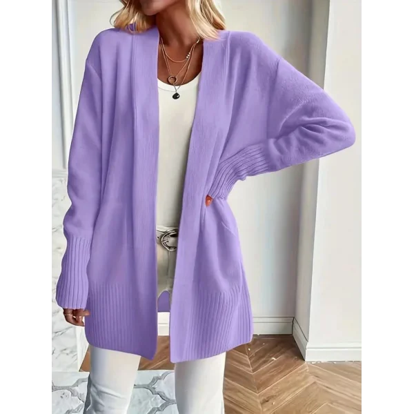 Kadın Uzun Kollu önü Açık Triko Hırka