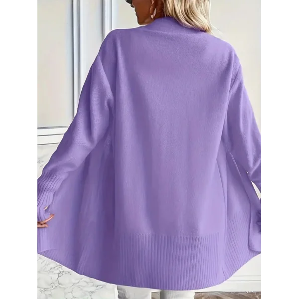 Kadın Uzun Kollu önü Açık Triko Hırka