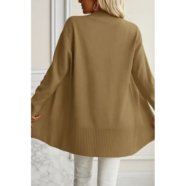 Kadın Uzun Kollu önü Açık Triko Hırka