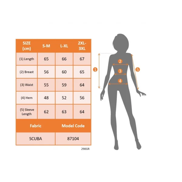 Kadın Uzun Kollu önü Fermuarlı Cepli Dalgıç Ceket