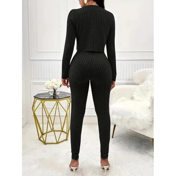 Kadın Uzun Kollu şardonlu Kaşkorse Straplez Ile Kısa önden Düğmeli Ceket Ikili Takım