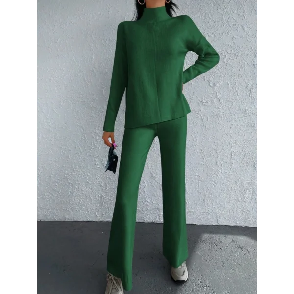 Kadın Uzun Kollu Triko Ikili Takım