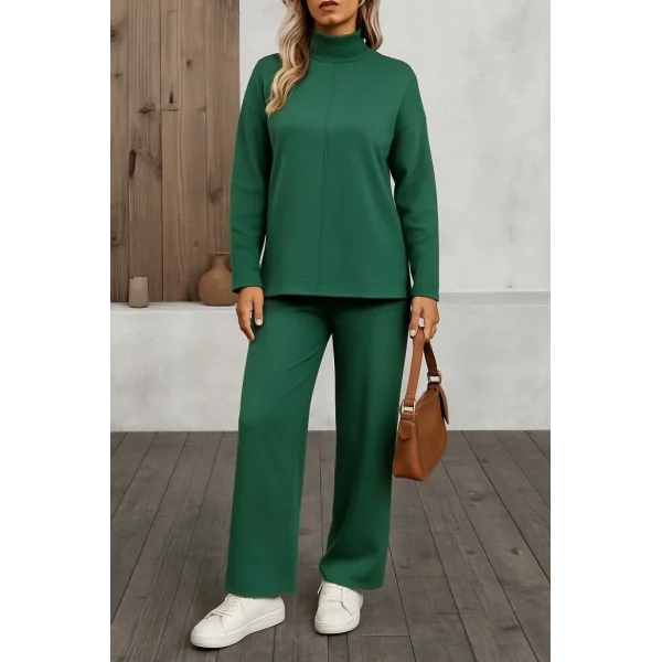 Kadın Uzun Kollu Triko Ikili Takım