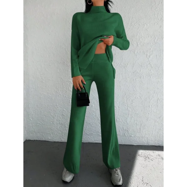 Kadın Uzun Kollu Triko Ikili Takım