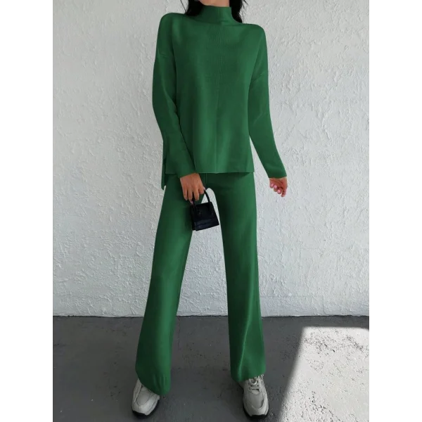 Kadın Uzun Kollu Triko Ikili Takım