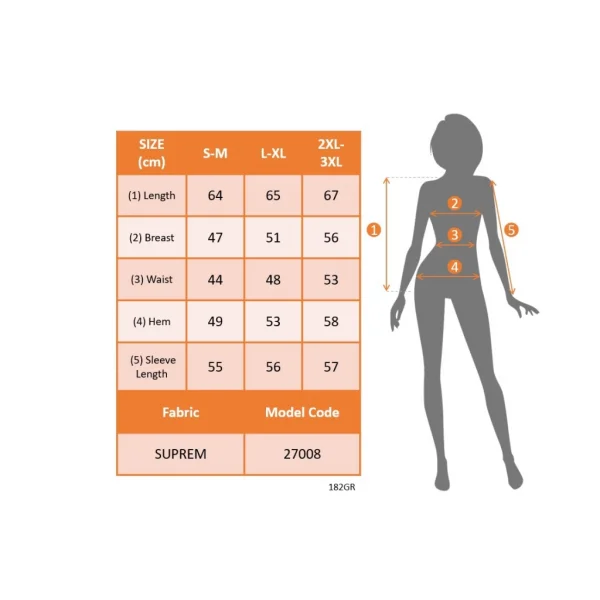 Kadın Uzun Kollu V Yakalı çok Renkli Süprem Bluz