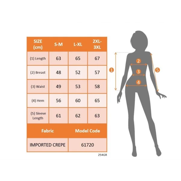 Kadın Uzun Kollu Yuvarlak önden Pileli Ithal Krep Bluz