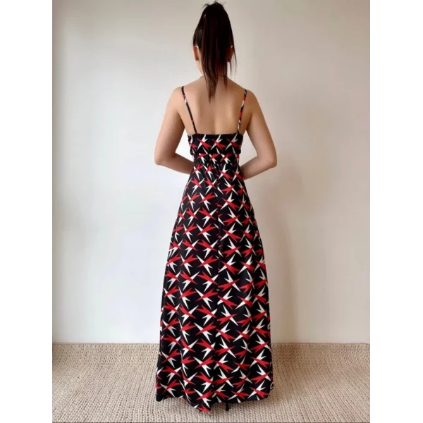 Kadın V Yaka Göğüs Ve ırt Dekolteli Fırsat ürün axi oy Elbise