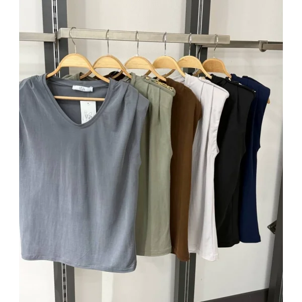 Kadın Vatkalı Düşük Kol Rahat Kesim İkili Takım